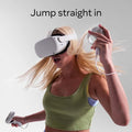 Meta Quest 2 — Advanced All-In-One Virtual Reality Headset (Refurbished) by DailySale