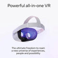 Meta Quest 2 — Advanced All-In-One Virtual Reality Headset (Refurbished) by DailySale