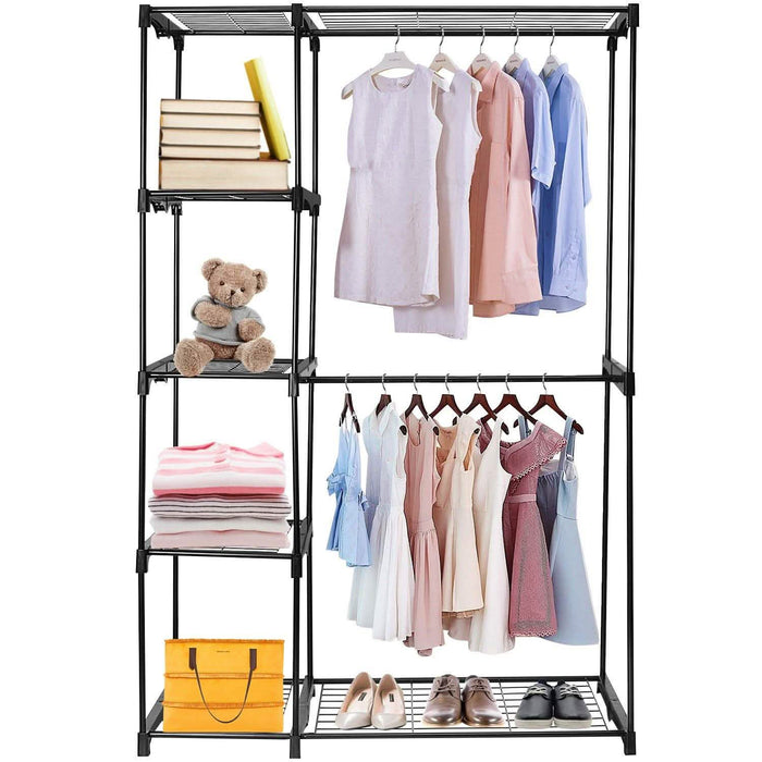 Metal Closet Deluxe Double Rod by DailySale