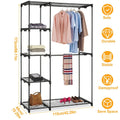 Metal Closet Deluxe Double Rod by DailySale