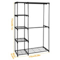 Metal Closet Deluxe Double Rod by DailySale