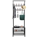Metal Entryway Coat Shoe Rack by DailySale