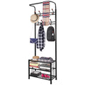 Metal Entryway Coat Shoe Rack by DailySale