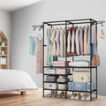 Metal Garment Rack Shoe Clothing Organizer Shelves by DailySale