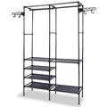 Metal Garment Rack Shoe Clothing Organizer Shelves by DailySale