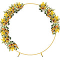Metal Round Arch Reusable Backdrop Stand with Balloon Tools by DailySale