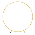 Metal Round Arch Reusable Backdrop Stand with Balloon Tools by DailySale