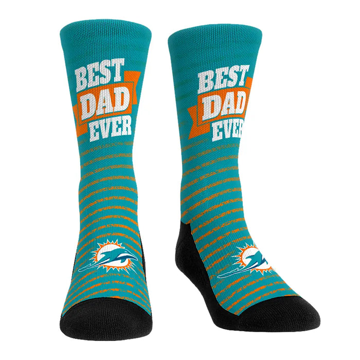Miami Dolphins - Best Dad Ever by Rock 'Em Socks