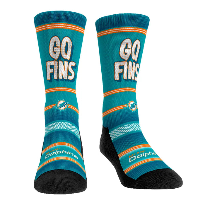 Miami Dolphins - Go Fins by Rock 'Em Socks