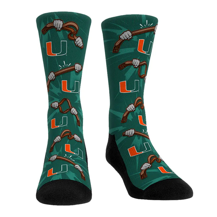 Miami Hurricanes - Belt All-Over by Rock 'Em Socks