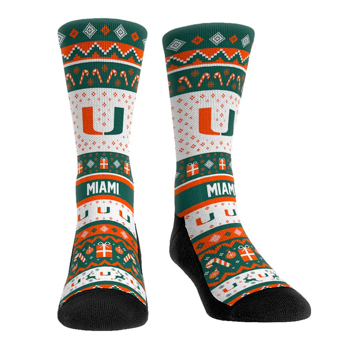 Miami Hurricanes - Tacky Sweater by Rock 'Em Socks