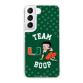 Miami Hurricanes X Betty Boop HD Samsung Galaxy S24 Phone Case by Affinity Bands