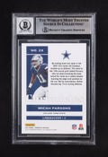 Micah Parsons 2021 Panini Chronicles Rookie Card Autograph by Price Is Right Miami
