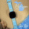 Michigan HD Fitbit Versa 3 & Sense 1 Watch Band by Affinity Bands