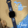 Michigan HD Fitbit Versa 3 & Sense 1 Watch Band by Affinity Bands