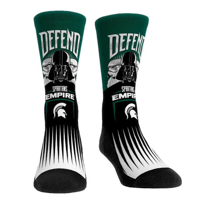 Michigan State Spartans - Star Wars - Defend The Empire by Rock 'Em Socks