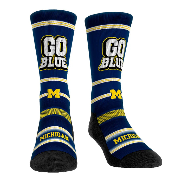 Michigan Wolverines - Go Blue by Rock 'Em Socks