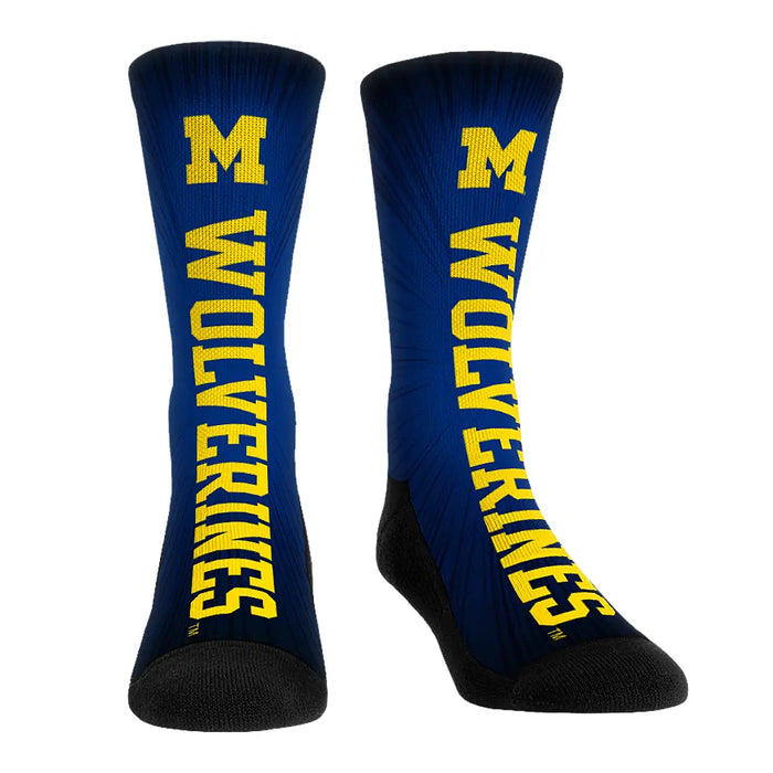 Michigan Wolverines - Pump Up by Rock 'Em Socks