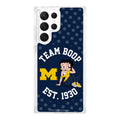 Michigan Wolverines X Betty Boop HD Samsung Galaxy S21 Phone Case by Affinity Bands