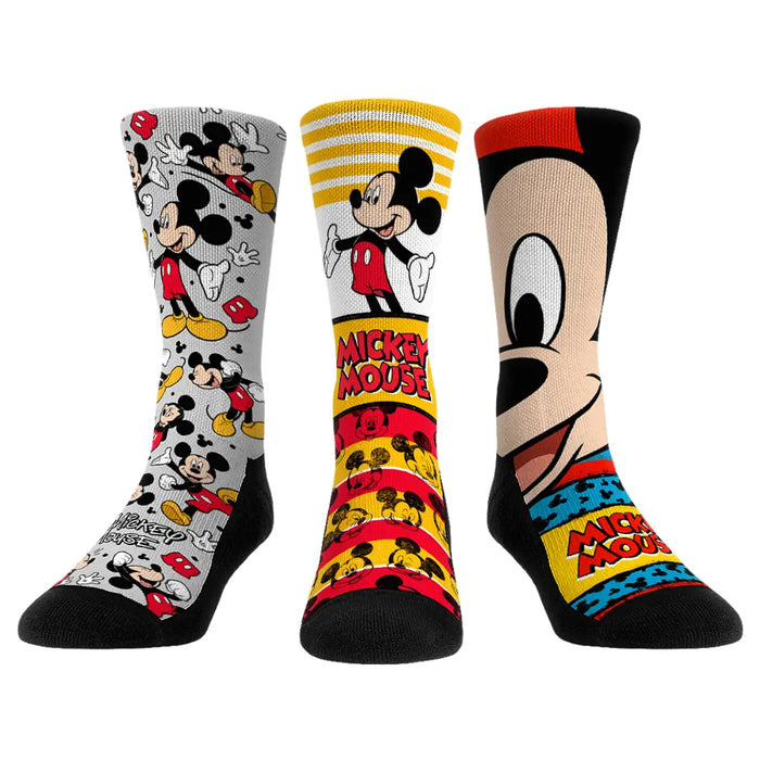 Mickey Mouse - 3-Pack by Rock 'Em Socks