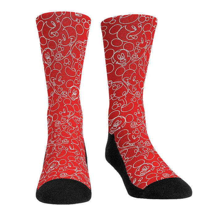 Mickey Mouse - Linework by Rock 'Em Socks
