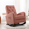 Mid-Century Modern Nursery Rocking Chair Armchair by DailySale
