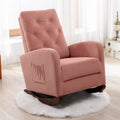 Mid-Century Modern Nursery Rocking Chair Armchair by DailySale
