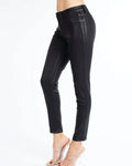 Mid Rise Coated Denim Super Skinny by Boutique 23