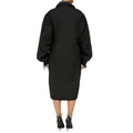 Midi Dress Long Sleeve Classic Spring Summer Casual Modern Oversized by DailySale