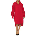 Midi Dress Long Sleeve Classic Spring Summer Casual Modern Oversized by DailySale