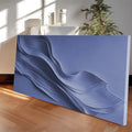 Midnight Navy Minimalist Wall Art by Tailored Canvases