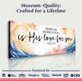 Mightier Than the Waves of the Sea Psalm 93:4 Faith Sign III by Tailored Canvases