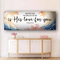 Mightier Than the Waves of the Sea Psalm 93:4 Faith Sign III by Tailored Canvases