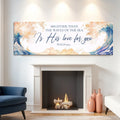 Mightier Than the Waves of the Sea Psalm 93:4 Faith Sign IV by Tailored Canvases