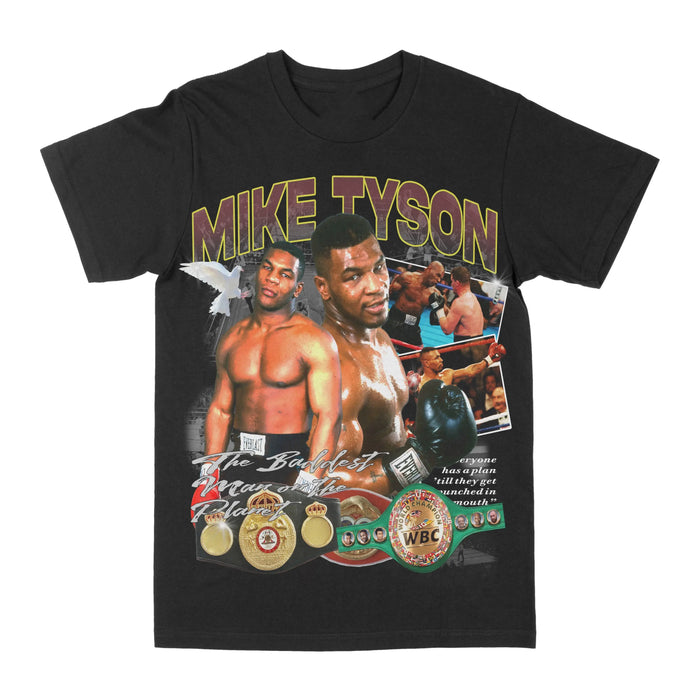 Mike Tyson "Baddest Man" Graphic Tee by Obsessed with graphic tees