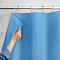 Mildew Resistant Heavyweight Vinyl Shower Curtain Liner with Magnets Metal Grommets by DailySale