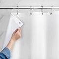 Mildew Resistant Heavyweight Vinyl Shower Curtain Liner with Magnets Metal Grommets by DailySale