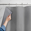 Mildew Resistant Heavyweight Vinyl Shower Curtain Liner with Magnets Metal Grommets by DailySale