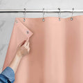 Mildew Resistant Heavyweight Vinyl Shower Curtain Liner with Magnets Metal Grommets by DailySale