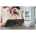 Military Kickstand Series with Belt Clip Case for Samsung Galaxy A14 5G - Black by Zerodamage Sahara Case LLC