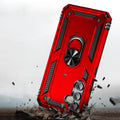 Military Kickstand Series with Belt Clip Case for Samsung Galaxy A54 5G - Red by Zerodamage Sahara Case LLC