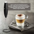 Milk Frother Handheld Foam Maker for Latte by DailySale
