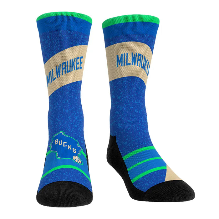 Milwaukee Bucks - City Edition Jersey (2023-2024) by Rock 'Em Socks