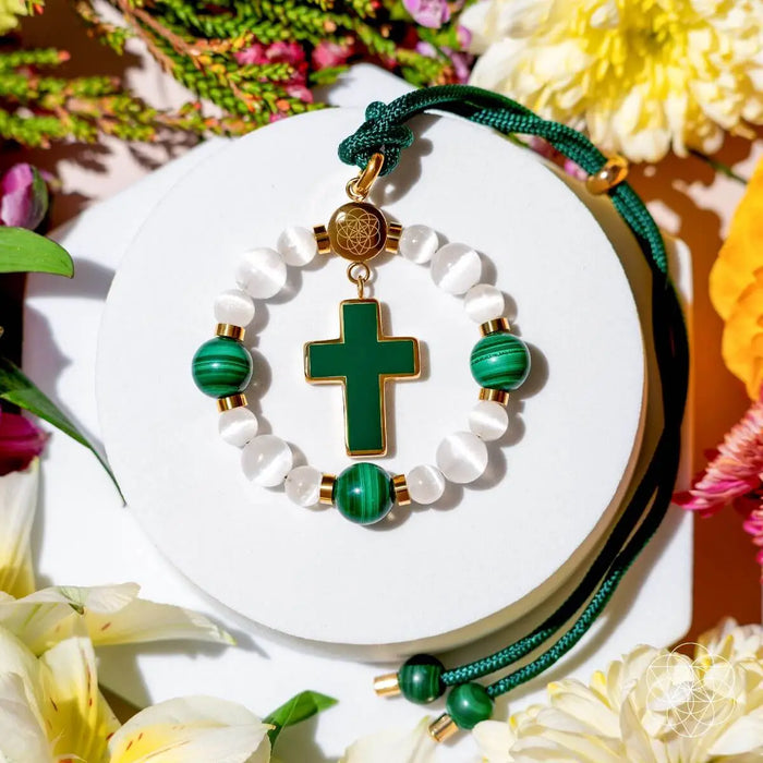 Mindful Journey - Cross Charm Tassel of Safe Travels by Conscious Items