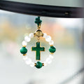 Mindful Journey - Cross Charm Tassel of Safe Travels by Conscious Items