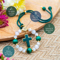 Mindful Journey - Cross Charm Tassel of Safe Travels by Conscious Items