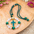 Mindful Journey - Cross Charm Tassel of Safe Travels by Conscious Items
