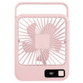 Mini Desktop Cooling Fan Rechargeable Battery Powered with LCD Display by DailySale