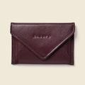 Mini Envelope Wallet With RFID protection - Burgundy by CASUPO