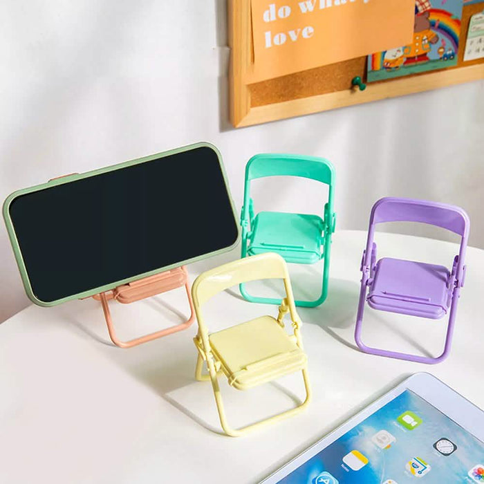 Mini Folding Chair Phone Holder by DailySale